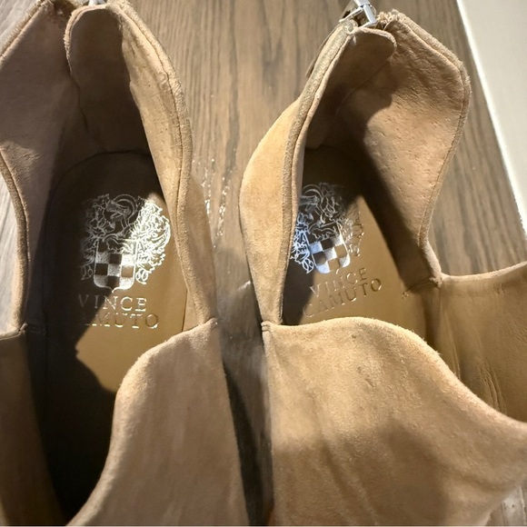 Vince Camuto Gigietta Suede Block Heel Bootie | Size 6.5 - Picture 9 of 10
